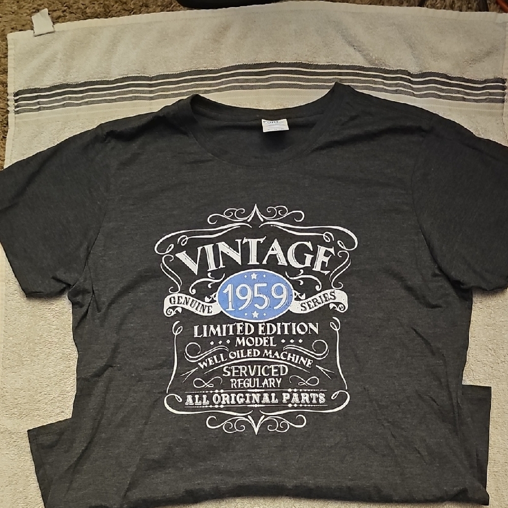 Vintage 1959 Graphic Tee - Gray
